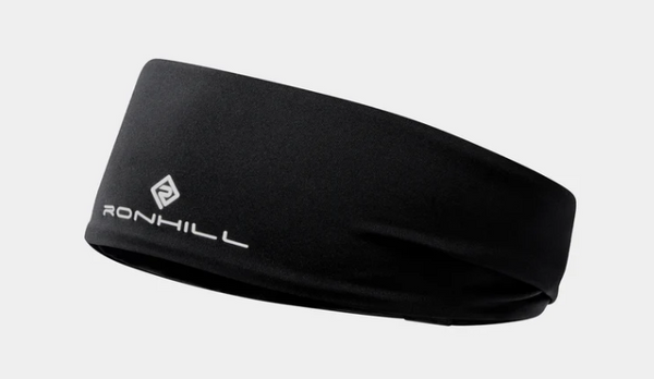 Ronhill | Reversible Headband | All Black | M/L