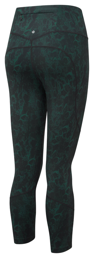 Ronhill | Wmn's Tech Crop Tight | Seaweed Medusa | XS