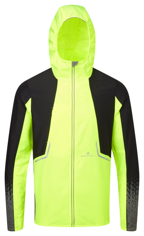 Ronhill | Men's Tech Reflect Jacket | FlYellow/Blck/Reflect | L