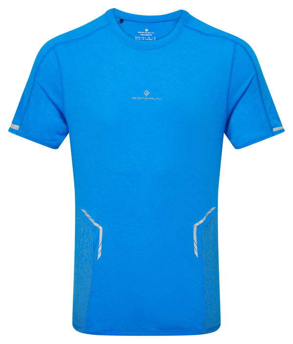 Ronhill | Men's Tech Reflect S/S Tee | ElecBlueMarl/Reflect | S