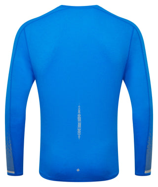 Ronhill | Men's Tech Reflect L/S Tee | ElecBlueMarl/Reflect | XL