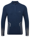 Ronhill | Men's Tech Reflect 1/2 Zip | Dark Navy/Reflect | L