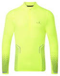 Ronhill | Men's Tech Reflect 1/2 Zip | Fluo Yellow/Reflect | S
