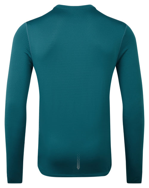 Ronhill | Men's Tech Winter Crew | Deep Teal/Acid | L