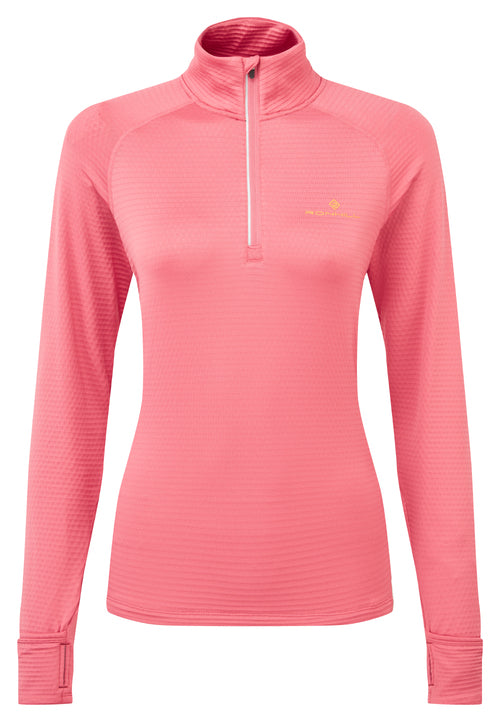 Ronhill | Wmn's Tech Winter 1/2 Zip | Salsa/Mango | M