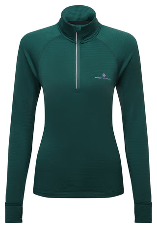 Ronhill | Wmn's Tech Winter 1/2 Zip | Seaweed/Iris | XS