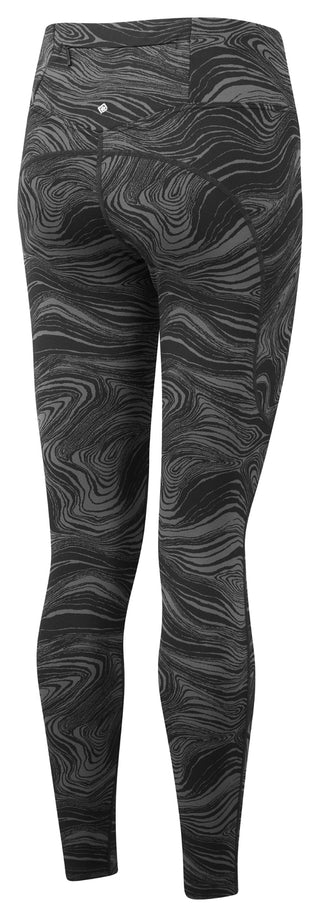 Ronhill | Wmn's Tech Deluxe Tight | Black/Charcoal | XL