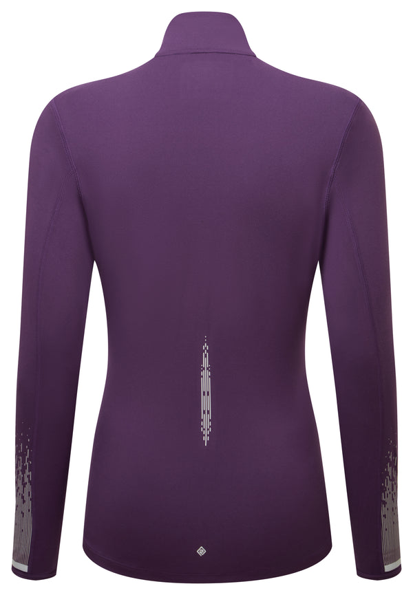 Ronhill | Wmn's Tech Reflect 1/2 Zip | Damson/Reflect | XS