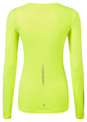 Ronhill | Wmn's Tech Reflect L/S Tee | Fluo Yellow/Reflect | S