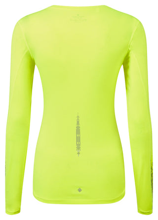 Ronhill | Wmn's Tech Reflect L/S Tee | Fluo Yellow/Reflect | XS