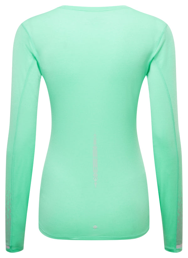 Ronhill | Wmn's Tech Reflect L/S Tee | Florida Marl/Reflect | L