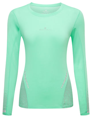 Ronhill | Wmn's Tech Reflect L/S Tee | Florida Marl/Reflect | XS