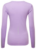 Ronhill | Wmn's Tech Reflect L/S Tee | Iris Marl/Reflect | XS