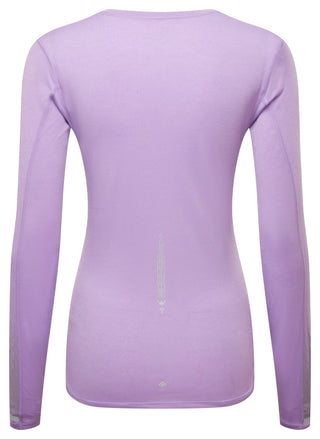 Ronhill | Wmn's Tech Reflect L/S Tee | Iris Marl/Reflect | XS