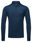 Ronhill | Men's Tech Merino 1/2 Zip | Dark Navy/Oxide | XL