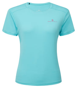 Ronhill | Wmn's Tech S/S Tee | Larimar/Exuberance | XS