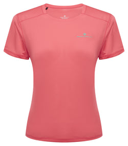 Ronhill | Wmn's Tech S/S Tee | Sorbet Sun/Florida | XS