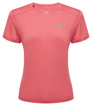 Ronhill | Wmn's Tech S/S Tee | Sorbet Sun/Florida | XS