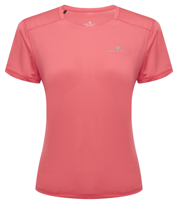 Ronhill | Wmn's Tech S/S Tee | Sorbet Sun/Florida | XS