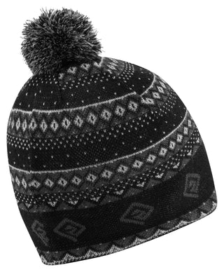 Ronhill | Winter Bobble Hat | Black/Oxide/White | O/S