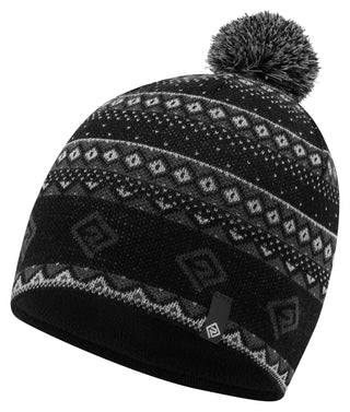 Ronhill | Winter Bobble Hat | Black/Oxide/White | O/S