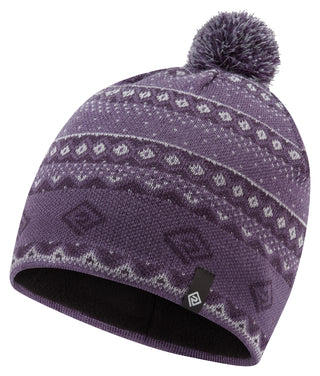 Ronhill | Winter Bobble Hat | Dark Iris/White | O/S