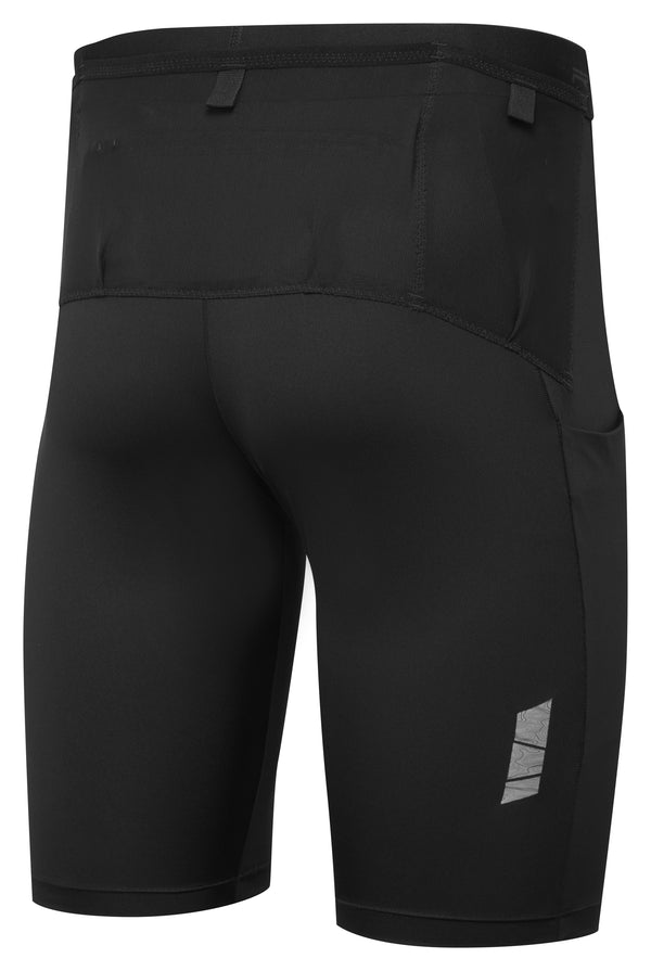 Ronhill | Men's Tech All-Terrain 10" Half Tight | All Black | M