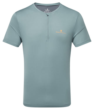 Ronhill | Men’s Tech 1/2 Zip S/S Tee | Monolith/Artemis | XL