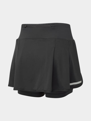 Ronhill | Wmn's Tech Skort | All Black | XS