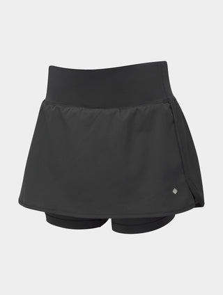 Ronhill | Wmn's Tech Skort | All Black | XS