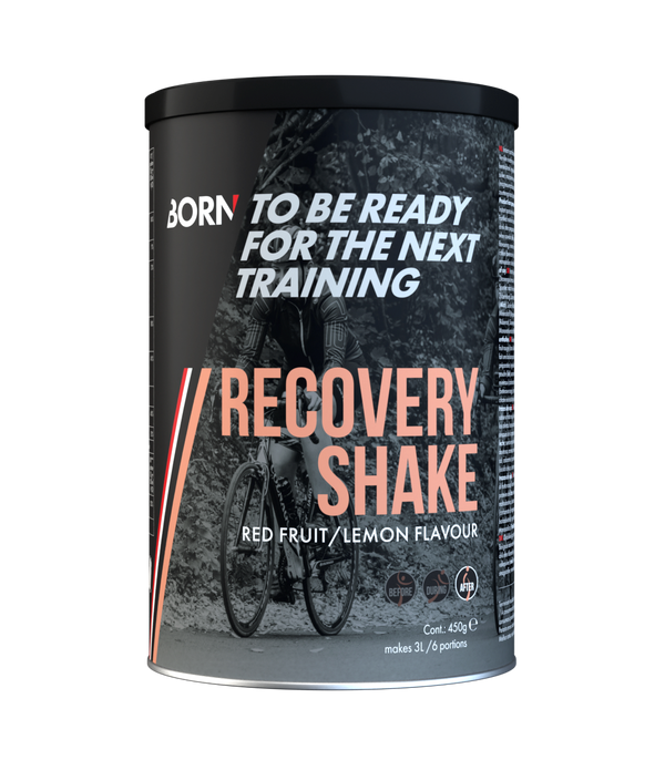 Born | Sports Drink | Recovery Supple Shake Can | Red Fruit-Lemon 451 gram