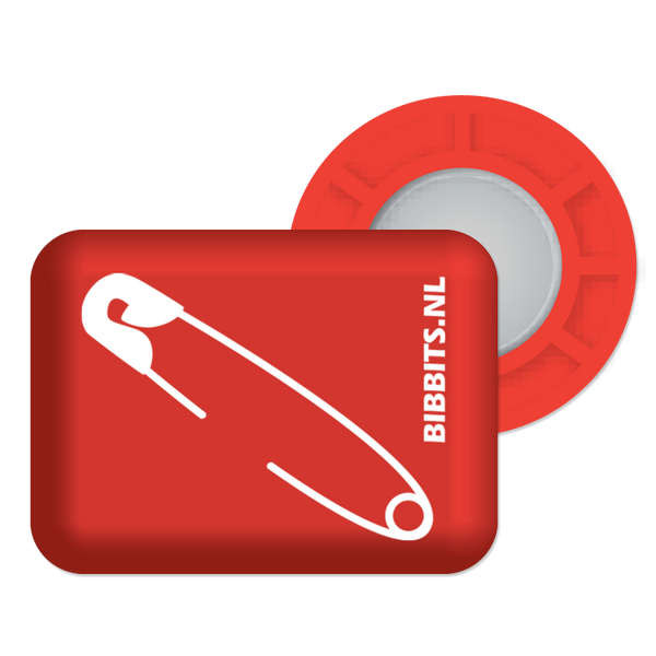 BibBits | Safety pins | Red