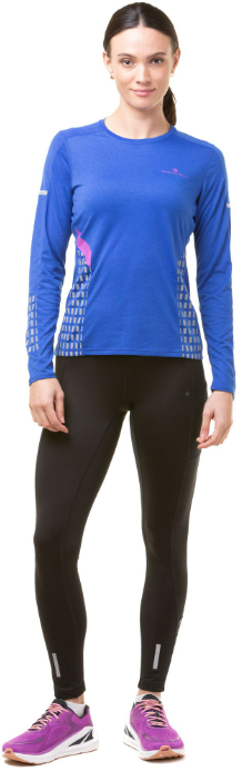 RonHill | Wmn's Tech Afterhours Tight | Black/Charcoal/Reflect | S