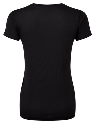 Ronhill | Wmn's Core S/S Tee | Black/Bright White | XS