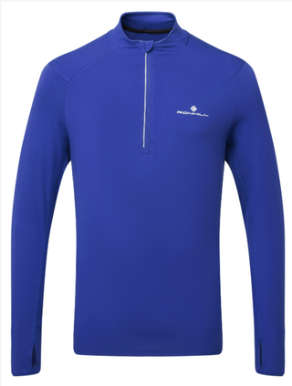 Ronhill | Men's Core Thermal 1/2 Zip | DrkCobalt/BrightWhite - XL