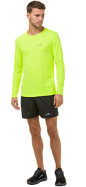 Ronhill | Men's Core L/S Tee | AcidLime/PrussianBlue | L