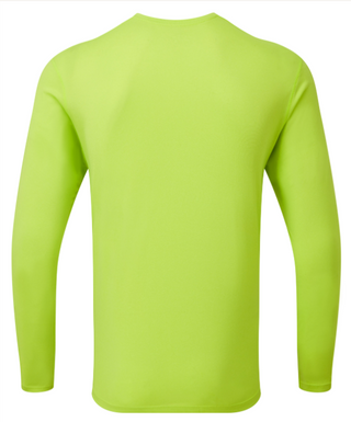 Ronhill | Men's Core L/S Tee | AcidLime/PrussianBlue | M