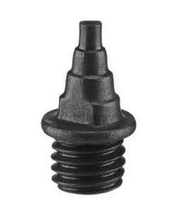 ALU SPIKE 5MM XMASS TREE BLACK 1X100