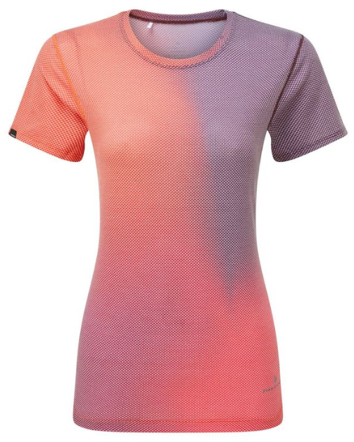 Ronhill | Wmn's Tech Golden Hour Tee | Damson/Sunset Merge | XL