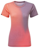 Ronhill | Wmn's Tech Golden Hour Tee | Damson/Sunset Merge | L