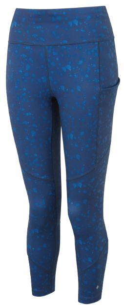 Ronhill | Wmn's Tech Crop Tight | Tidal Raindrops | XS