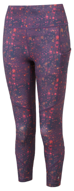 Ronhill | Wmn's Tech Crop Tight | Damson Raindrops | XS