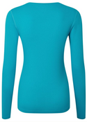 Ronhill | Wmn's Core L/S Tee | Azure/Bright White | S