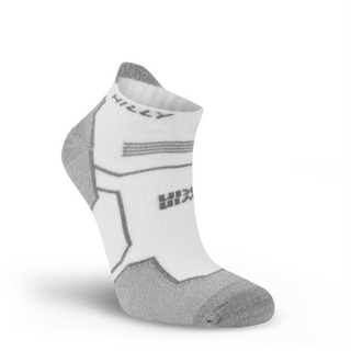 Hilly | Twin Skin | Socklet | Med | White/Grey Marl | XL