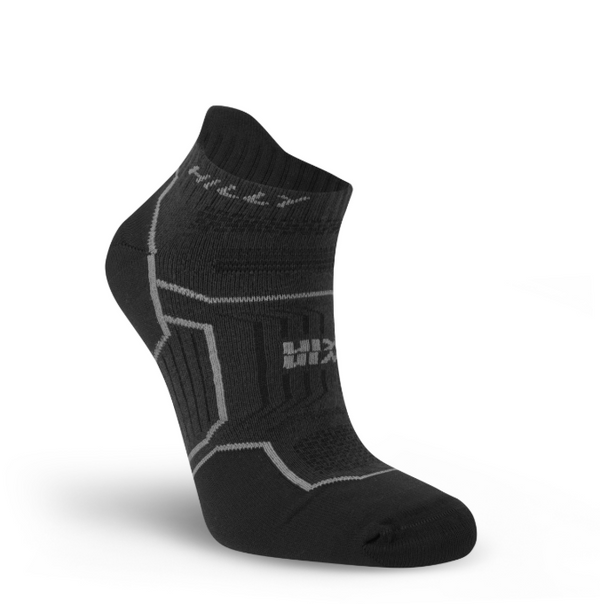 Hilly | Twin Skin | Socklet | Med | Black/Anthracite | S