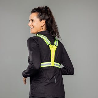 Bee Safe | Led Harness - USB Phone pocket Glow - Lime