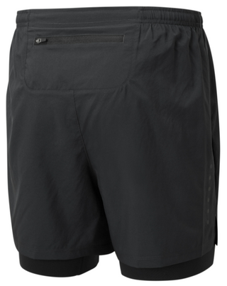Ronhill | Men's Core Twin Short | Black/Bright White | S