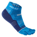 Hilly | Toes | Socklet Min | Electric Blue/ Mid Blue/ White | Small