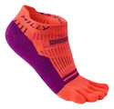 Hilly | Toes | Socklet Min | Hot Coral/ Grape Juice/ Charcoal | Medium