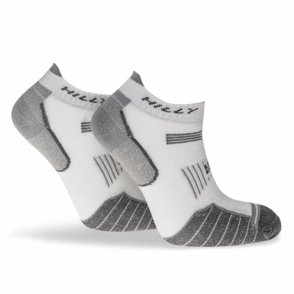 Hilly | Twin Skin | Socklet Min | White/ Grey Marl | Xtra Large